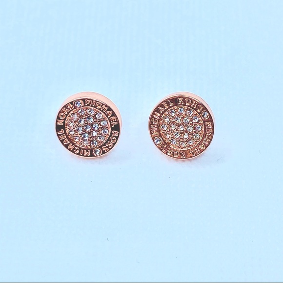 michael kors rose gold earings